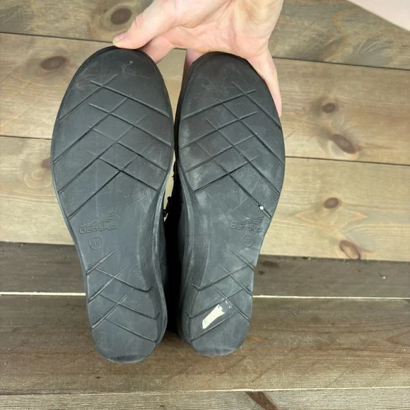 dansko joy womens size 38 shoes black leather comfort chukka boots - Picture 6 of 8